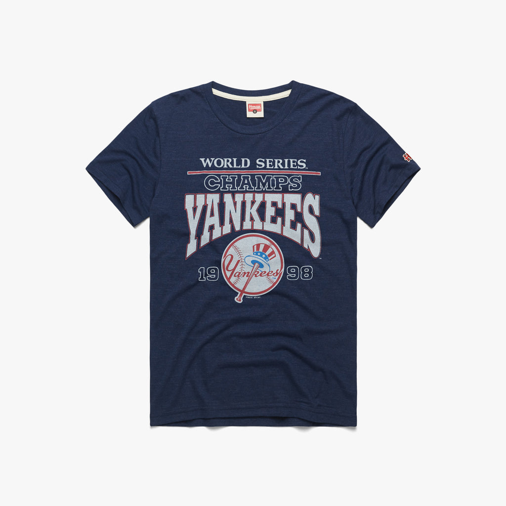 47 581663 MLB New York Yankees World Series Backer Echo Short Sleeve T-Shirt White M Man