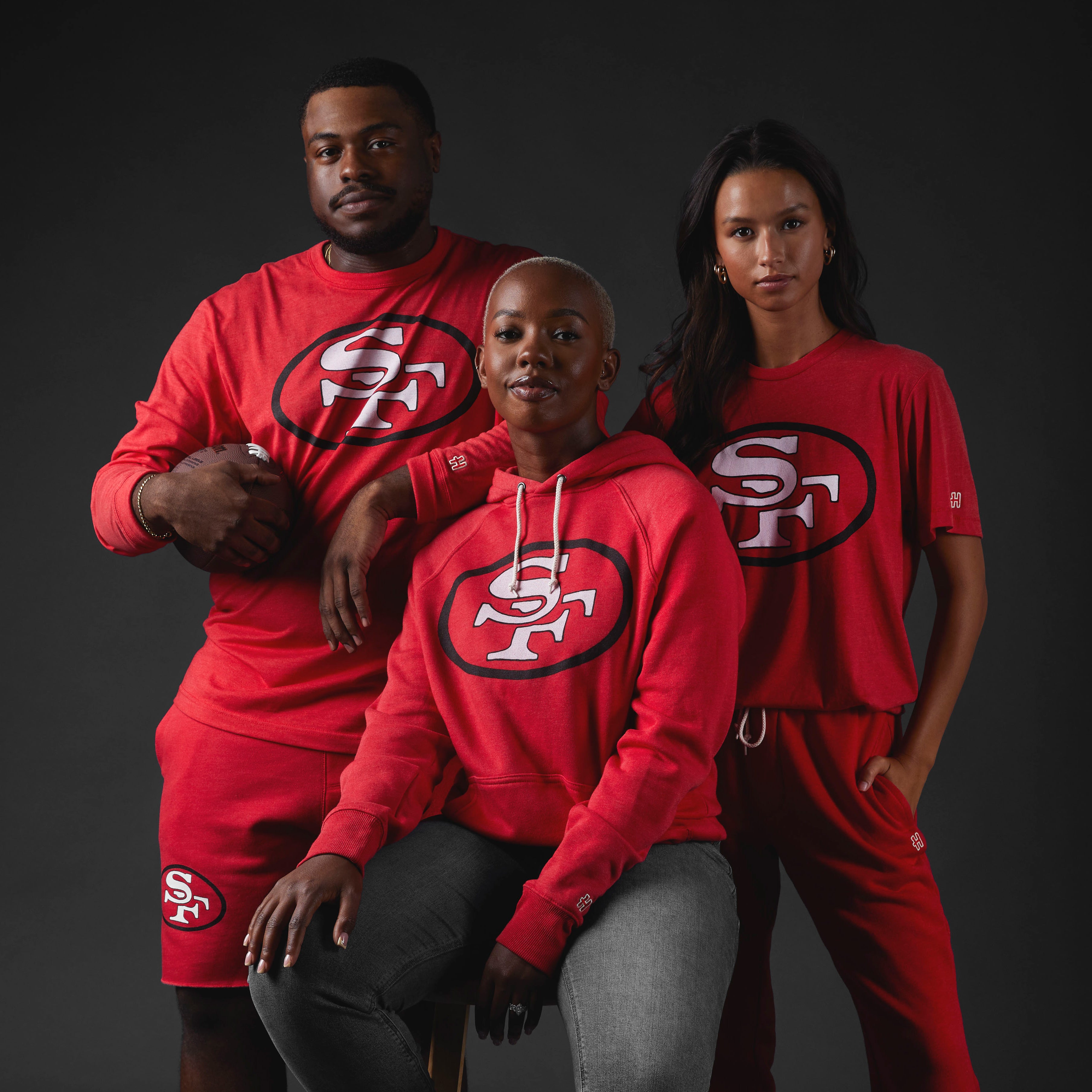 San Francisco 49Ers Homage The Nfl Asl Collection By Love Sign Merch Hoodie