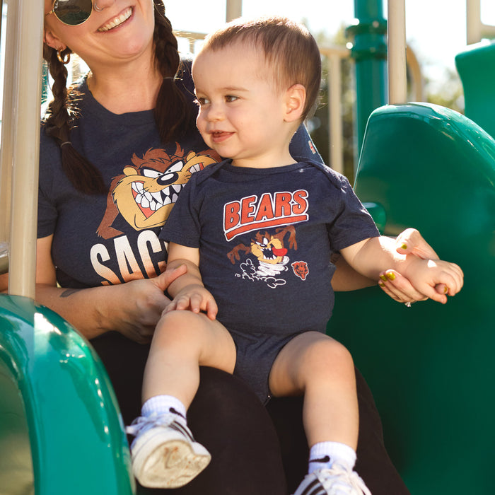 Looney Tunes Taz x Chicago Bears Baby One Piece