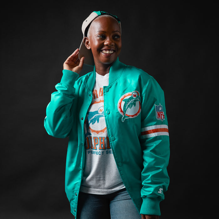 Homage x Starter Oilers Pullover Jacket from Homage. | Officially Licensed Vintage NFL Apparel from Homage Pro Shop.