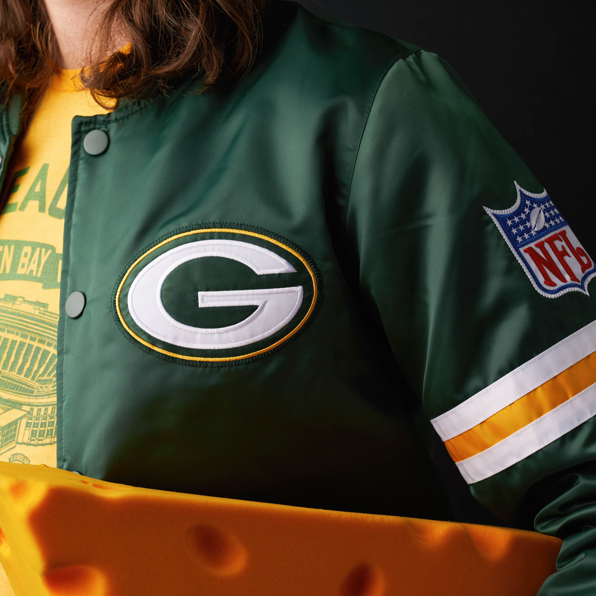 Sold at Auction: VINTAGE GREEN BAY PACKERS STARTER SATIN JACKET