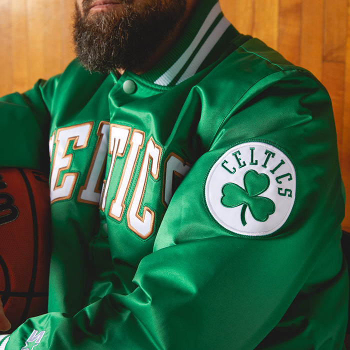 HOMAGE X Starter Celtics Heavyweight Satin Jacket