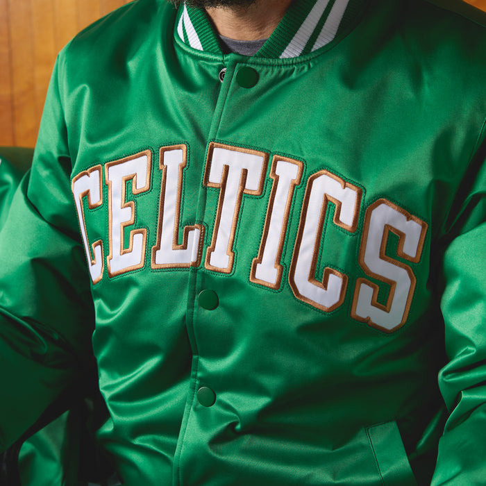 HOMAGE X Starter Celtics Heavyweight Satin Jacket