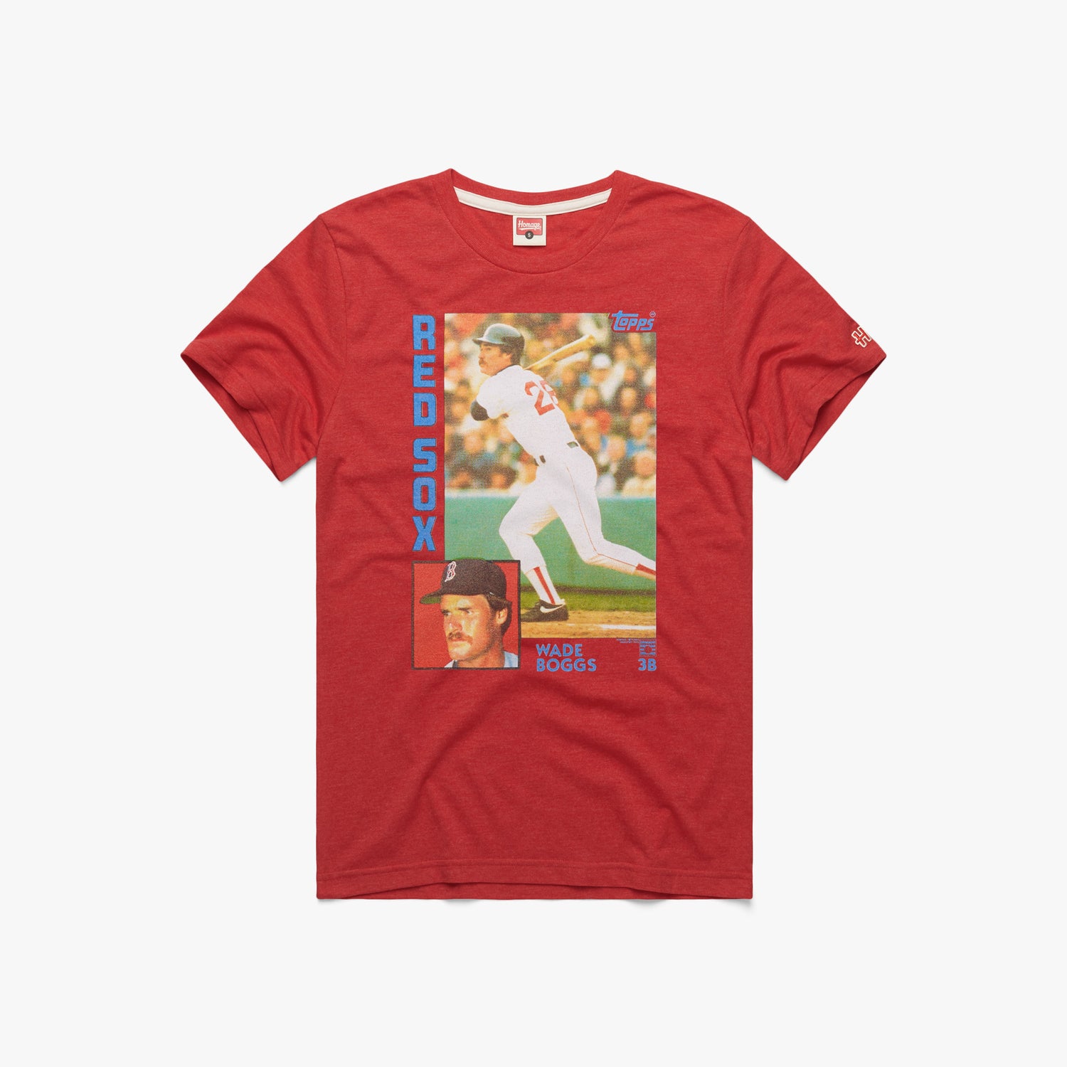 1984 Topps Baseball Wade Boggs Red Sox | Retro MLB Graphic T-Shirt – HOMAGE