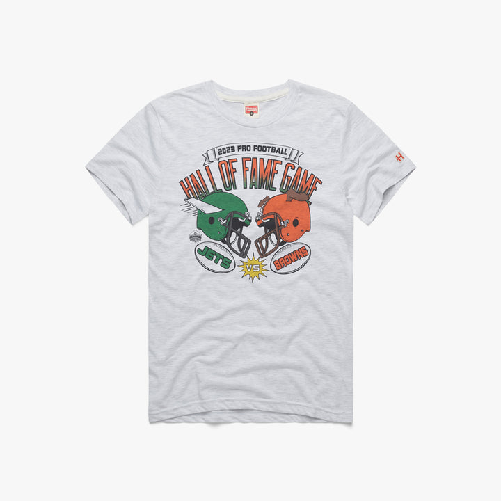 NFL Pro Football Hall Of Fame New York Jets Vs Cleveland Browns Unisex T- Shirt - Mugteeco