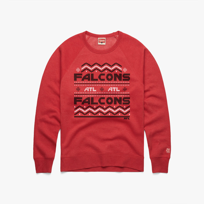 Atlanta Falcons Holiday Crewneck