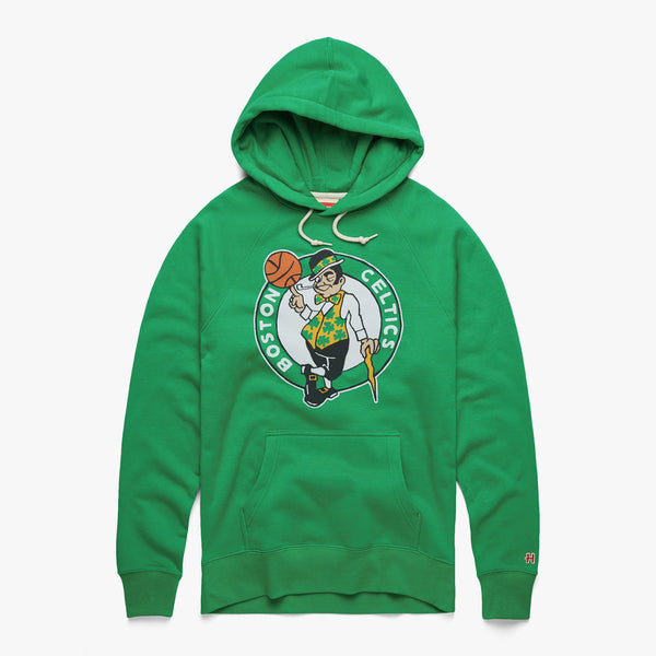 Boston Celtics Logo Hoodie | Men's Boston Celtics Sweatshirt – HOMAGE