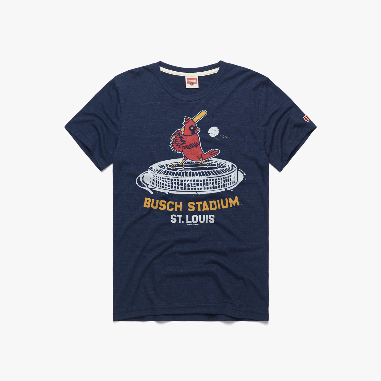 Goat Vintage Men's Upcycled St. Louis Cardinals T-Shirt in Red - Size Medium