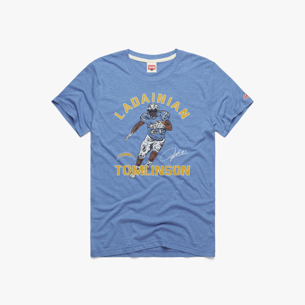 Chargers Ladainian Tomlinson Signature | Retro LA Chargers T-Shirt – HOMAGE