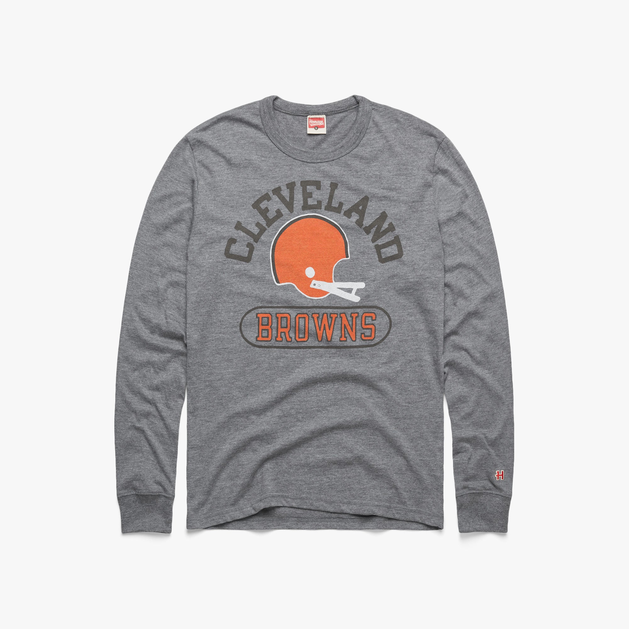 Cleveland Browns Helmet Retro  Cleveland Browns T-Shirt – HOMAGE