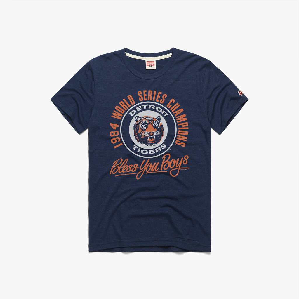 Detroit Tigers 1984 World Champions | Retro Detroit Tigers T-Shirt – HOMAGE