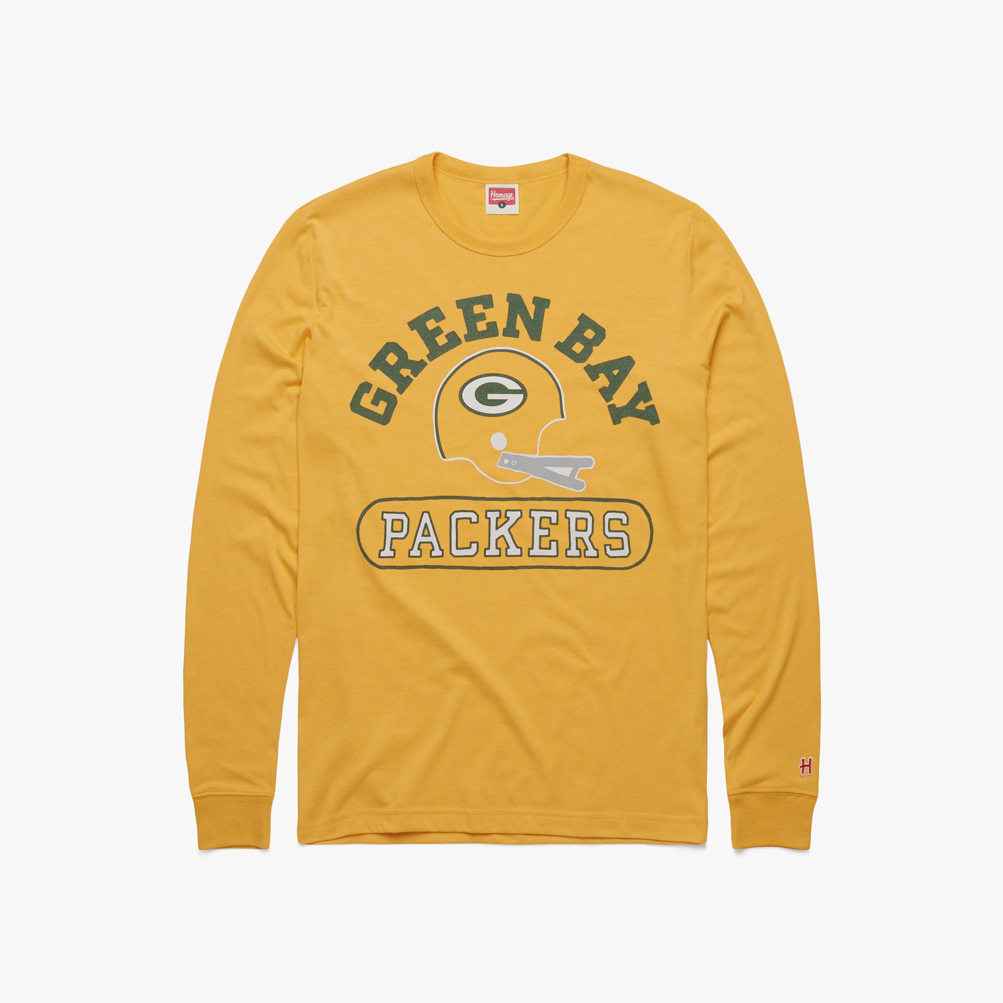 Homage Gold Green Bay Packers Super Bowl Classics Tri-Blend T-Shirt