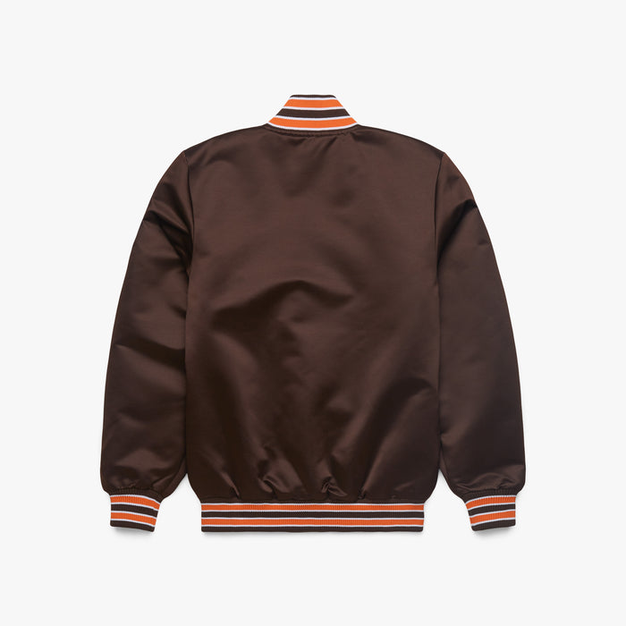 HOMAGE X Starter Browns Arch Heavyweight Satin Jacket