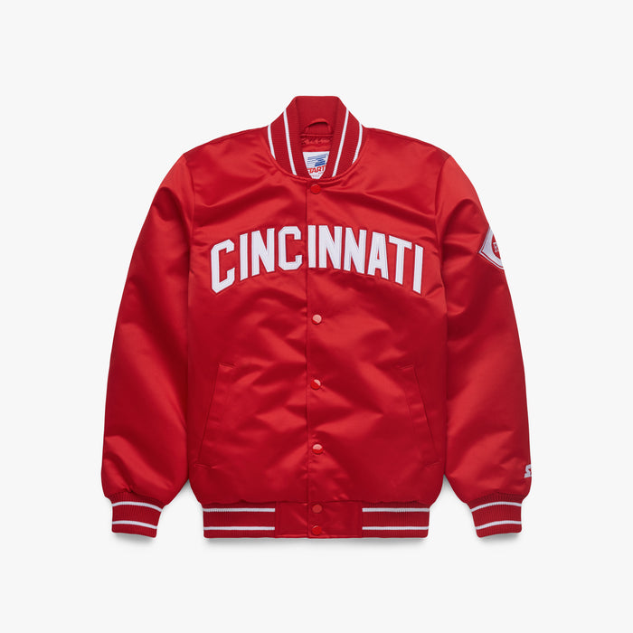 HOMAGE X Starter Reds Heavyweight Satin Jacket