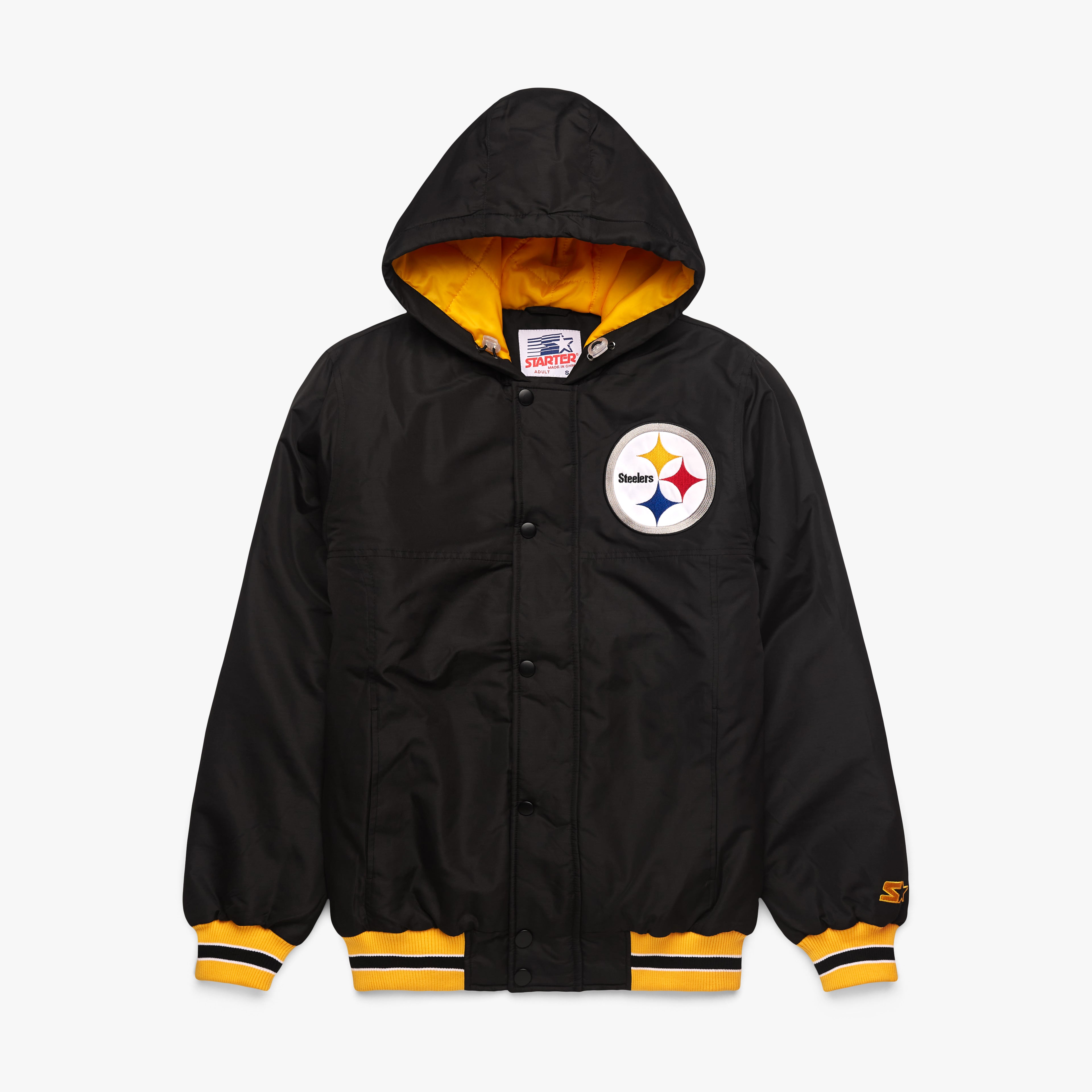 HOMAGE X Starter Steelers Parka Jacket Black / XS