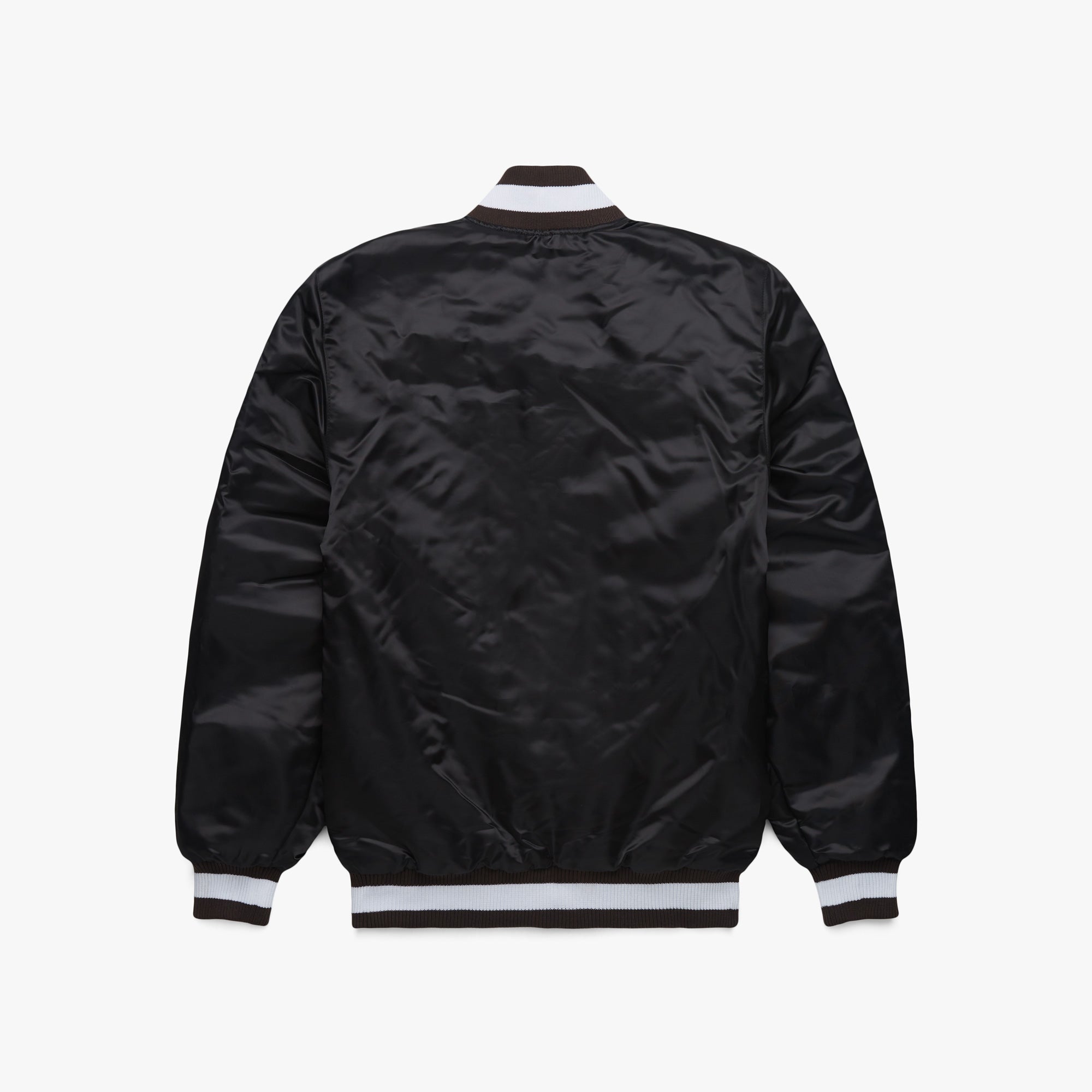 HOMAGE x Starter Browns Blackout Satin Jacket