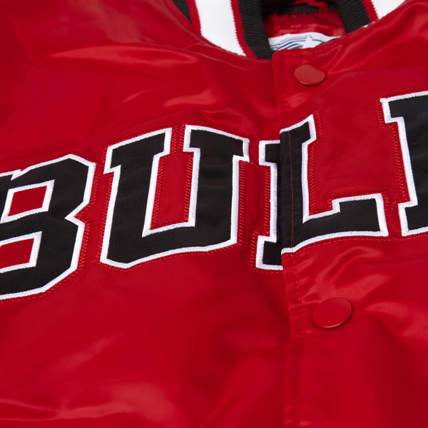 HOMAGE x Starter Bulls Satin Jacket | Retro Chicago Bulls Jacket