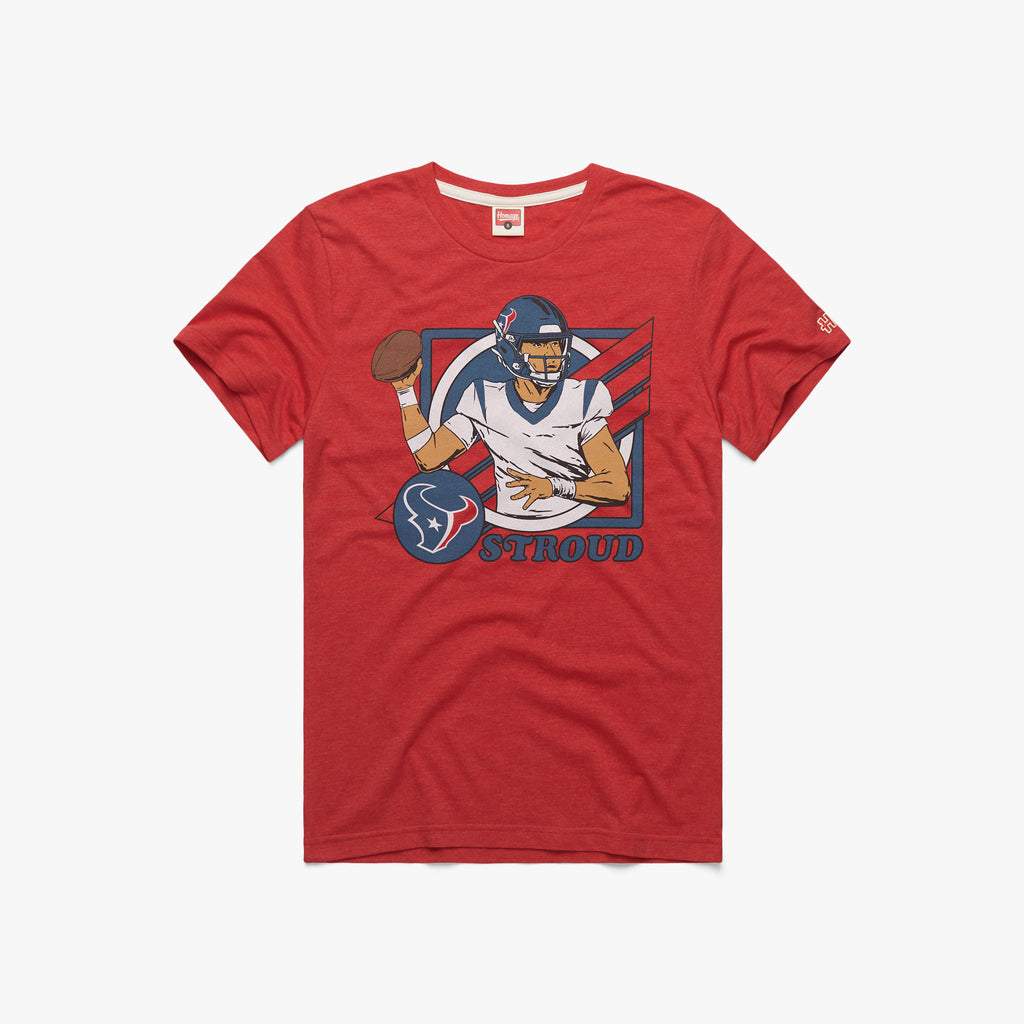 Houston Texans CJ Stroud Draft | Retro Texans Player T-Shirt – HOMAGE