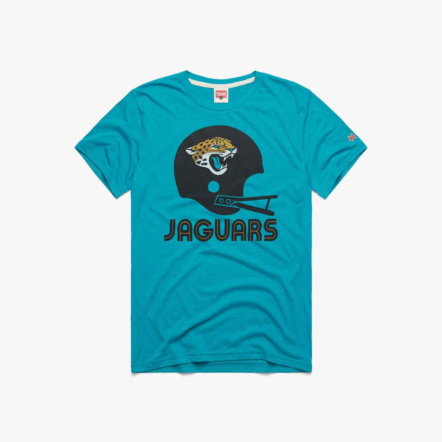 Jacksonville Jaguars Big Helmet  Retro Jacksonville Jaguars T-Shirt –  HOMAGE