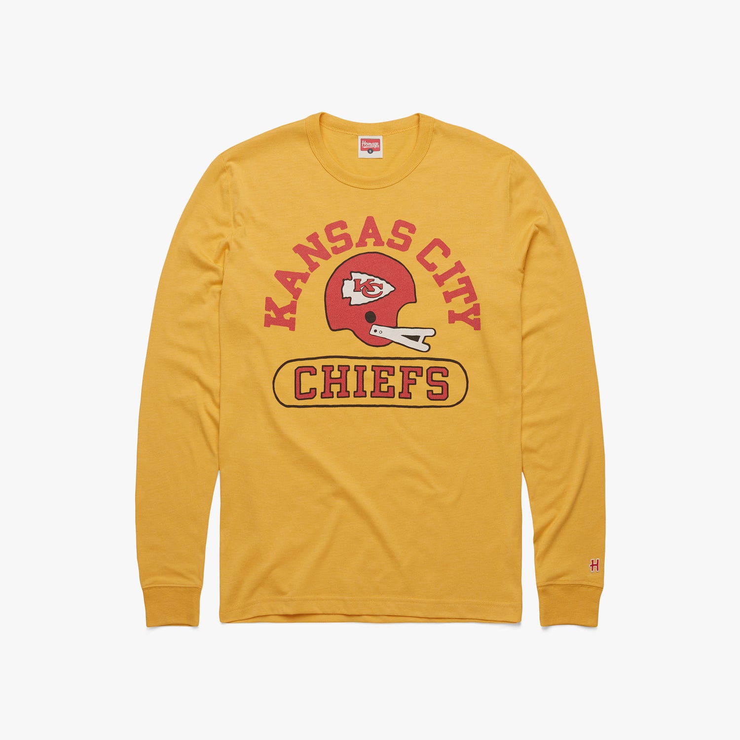 Kansas City Chiefs '72 T-Shirt from Homage. | Officially Licensed Vintage NFL Apparel from Homage Pro Shop.