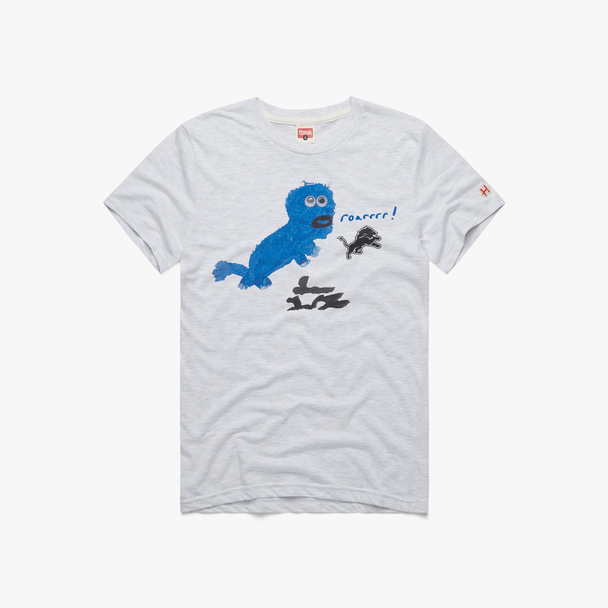 Lions Sam La Porta x Rookie Logo Design | Retro Detroit Lions T-Shirt ...