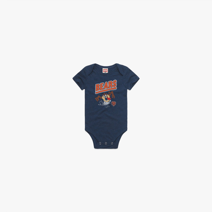 Looney Tunes Taz x Chicago Bears Baby One Piece