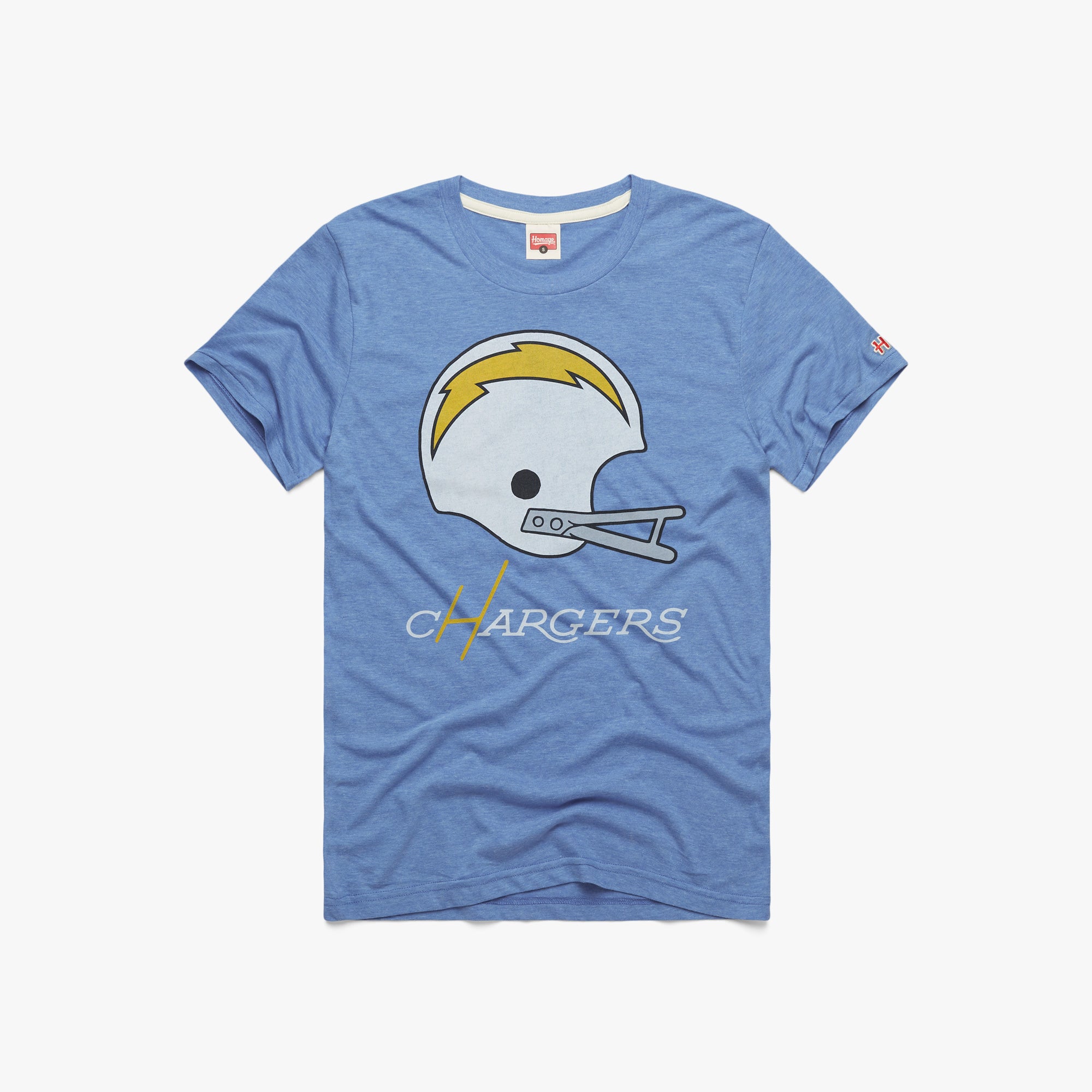 Los Angeles Chargers Helmet Retro  Vintage Los Angeles Chargers T-Shirt –  HOMAGE