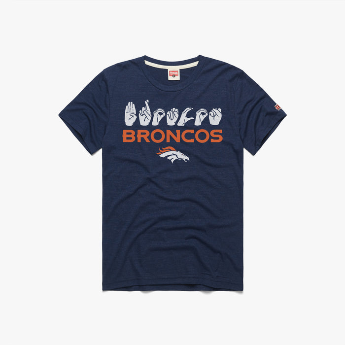 Love Sign x Broncos ASL