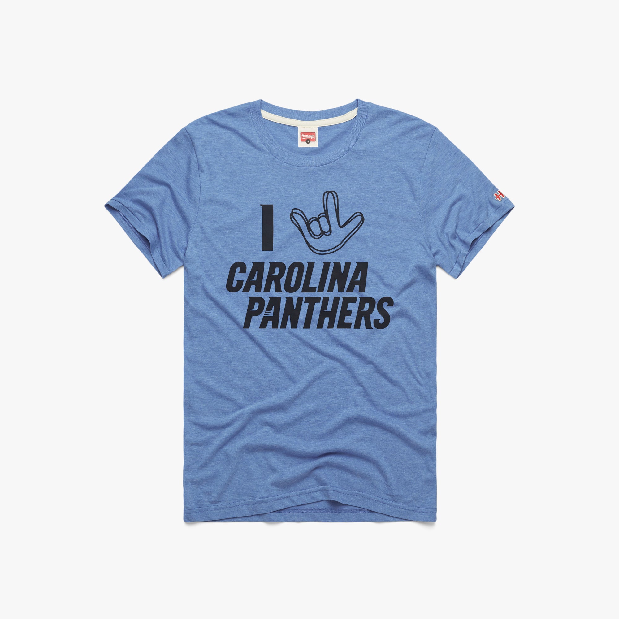 Carolina Panthers Homage The Nfl Asl Collection By Love Sign Classic Merch