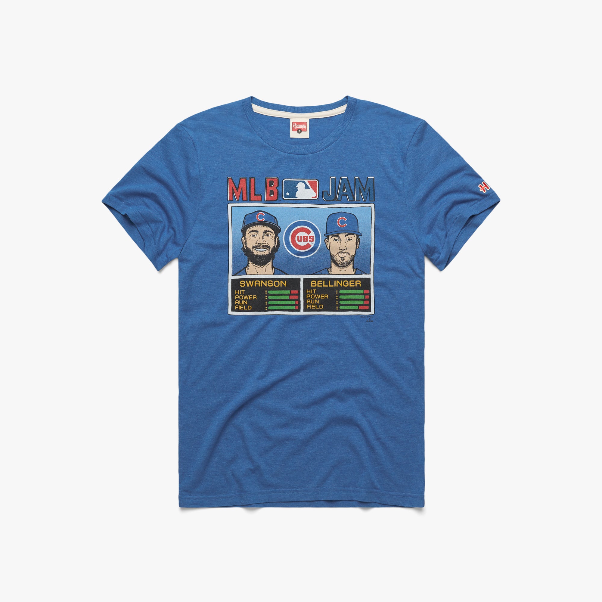 Homage Chicago Cubs MLB Jam Dansby Swanson - Cody Bellinger T Shirt 2x