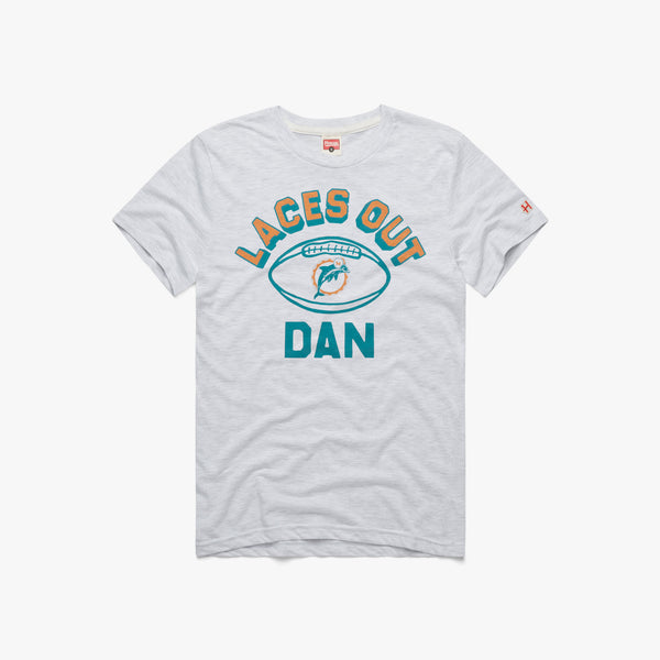 Miami Dolphins Laces Out Dan | Retro Miami Dolphins T-Shirt – HOMAGE