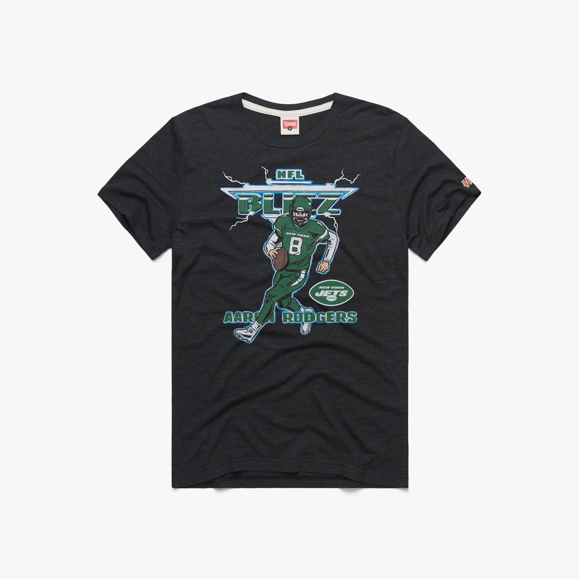 Aaron Rodgers NFL Blitz Green Bay Packers lighting Retro T Shirt - Bring  Your Ideas, Thoughts And Imaginations Into Reality Today