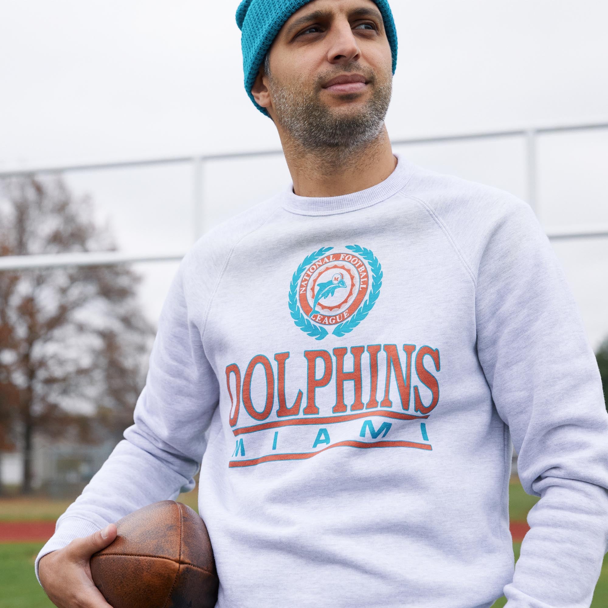 Miami store dolphins crewneck