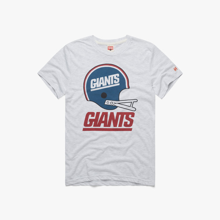 New York Giants Throwback Helmet  Retro New York Giants T-Shirt – HOMAGE