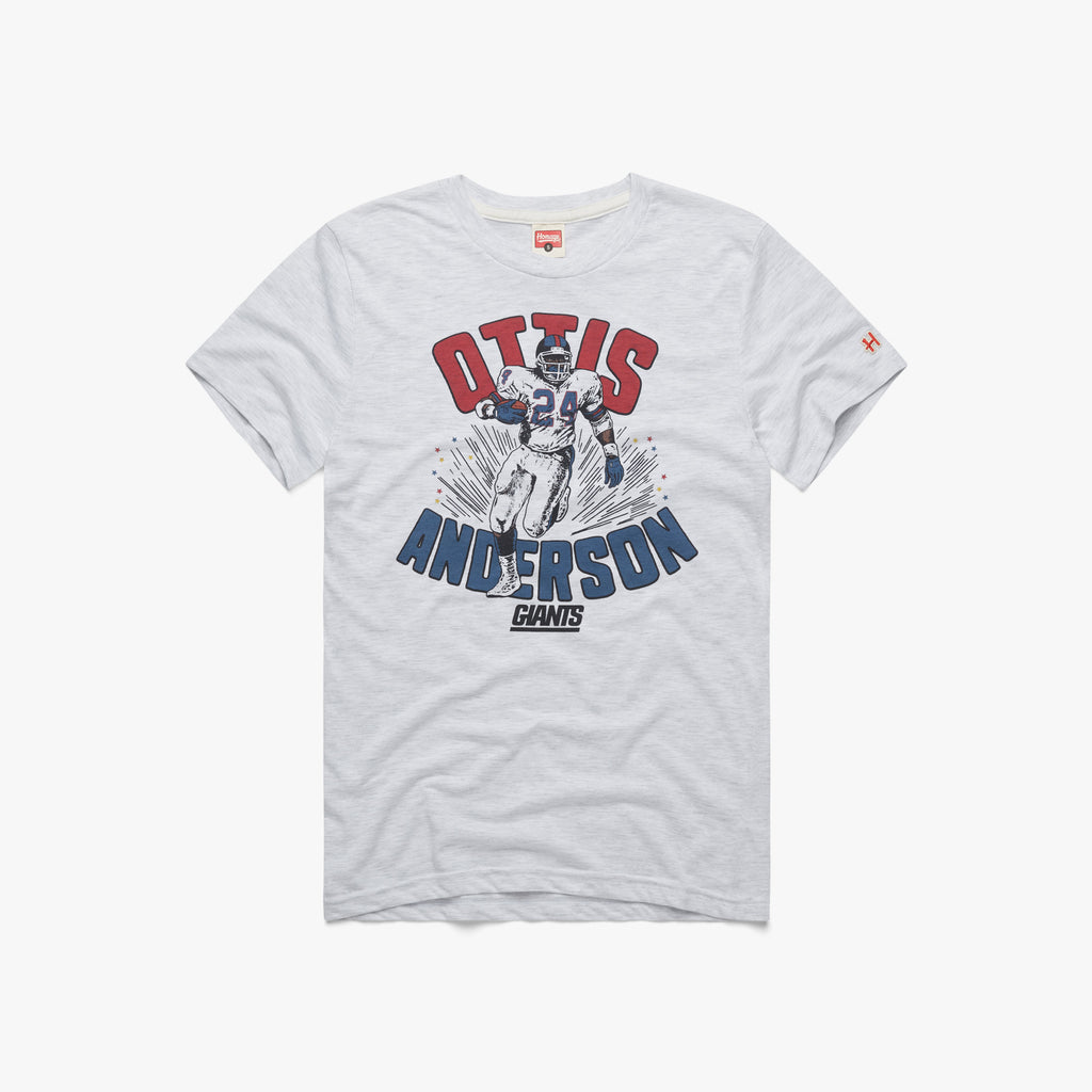 New York Giants Ottis Anderson | Retro NFL Player T-Shirt – HOMAGE