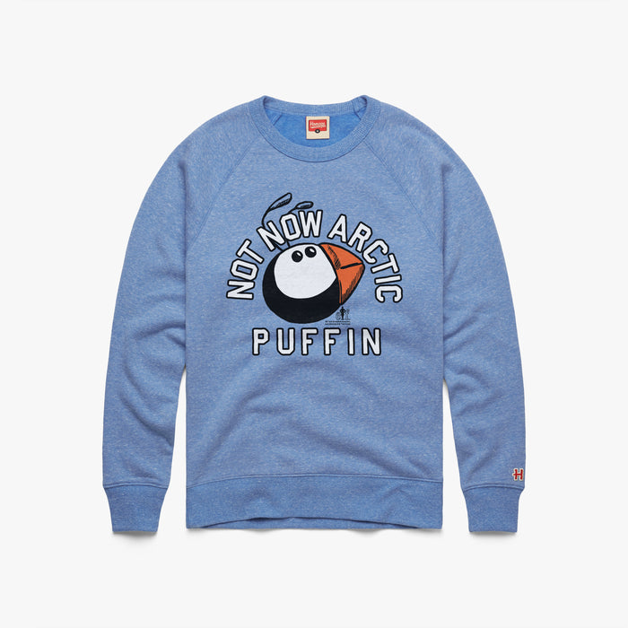 Not Now Arctic Puffin Crewneck