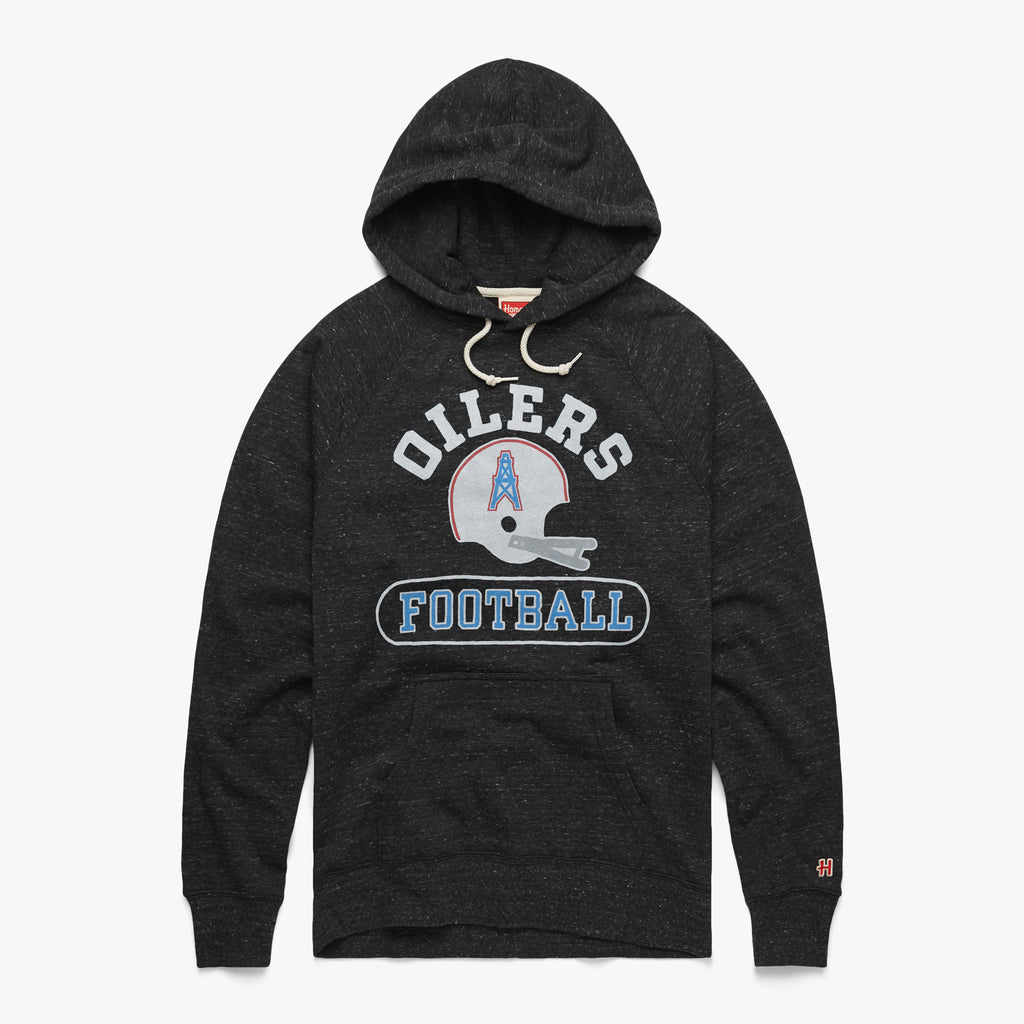 Oilers Football Throwback Helmet Hoodie | Retro Oilers Hoodie – HOMAGE