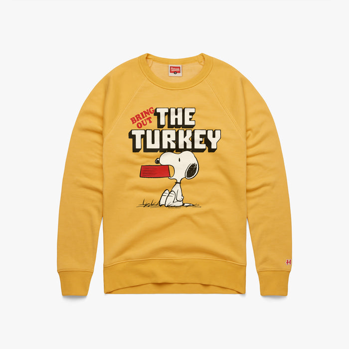 Peanuts Snoopy Bring Out The Turkey Crewneck