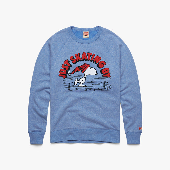 Peanuts Snoopy Just Skating By Crewneck