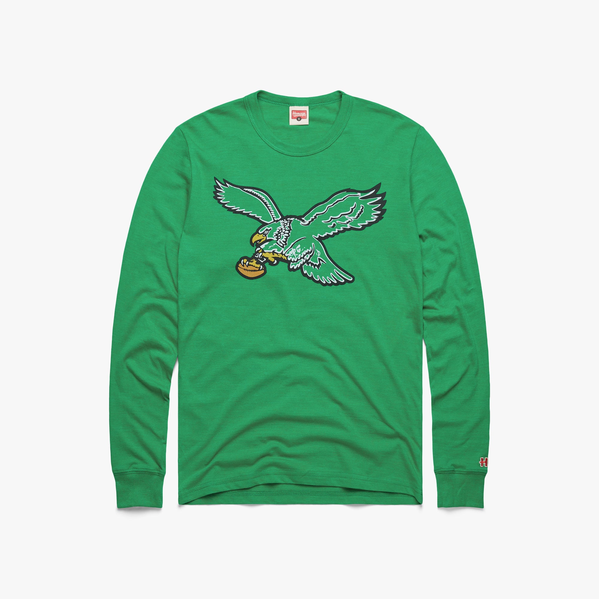 Philadelphia Eagles '87 Hoodie | Kelly Green Eagles Apparel from Homage. | Officially Licensed NFL Apparel from Homage Pro Shop.