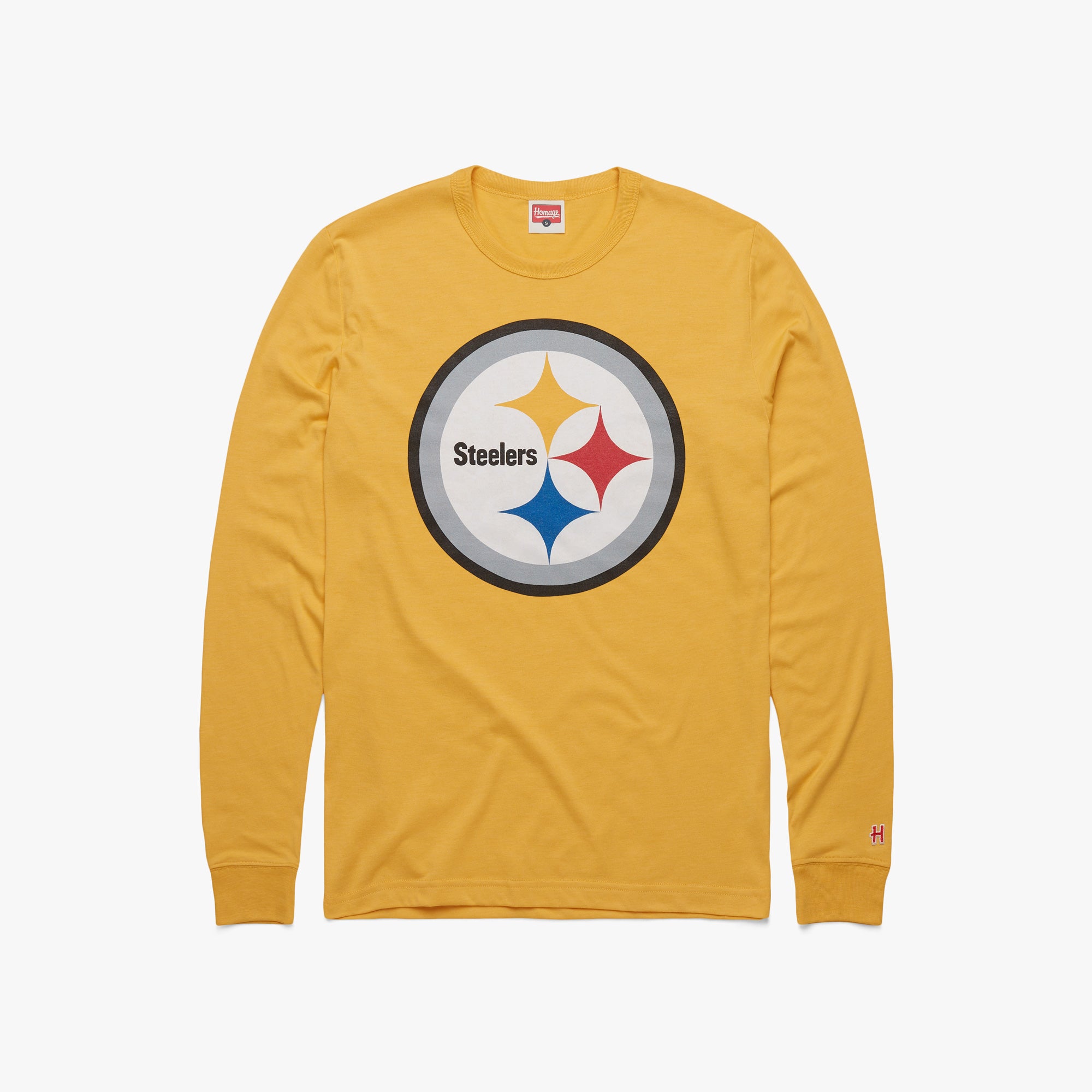 White long sleeve outlet steelers shirt