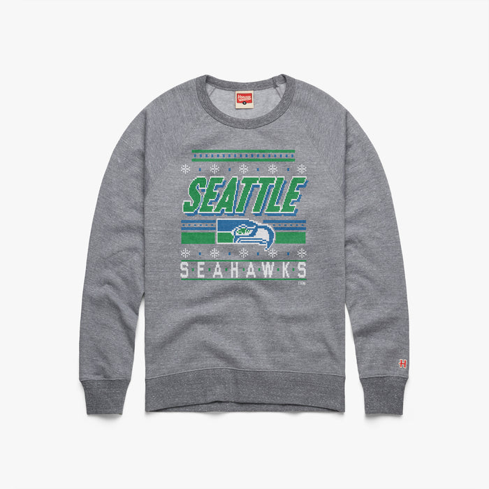 Seattle Seahawks Holiday Crewneck