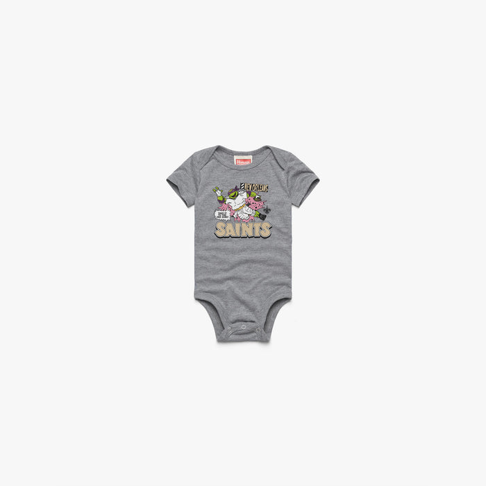 TMNT Donatello x New Orleans Saints Baby One Piece