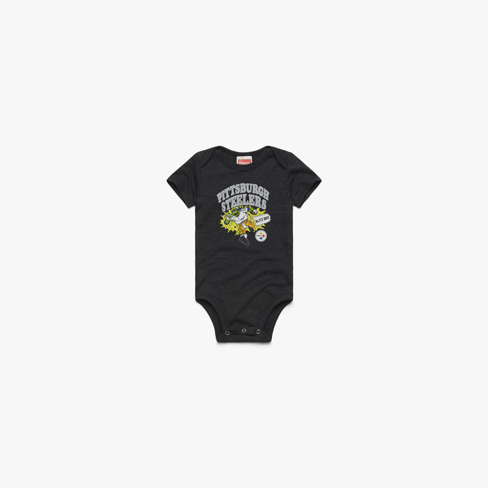 TMNT Leonardo x Pittsburgh Steelers Baby One Piece