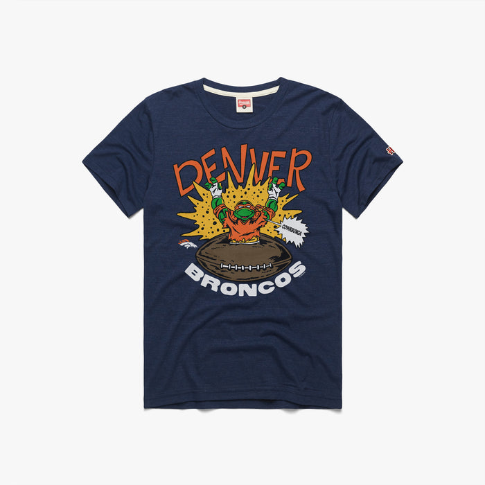 TMNT Michelangelo x Denver Broncos