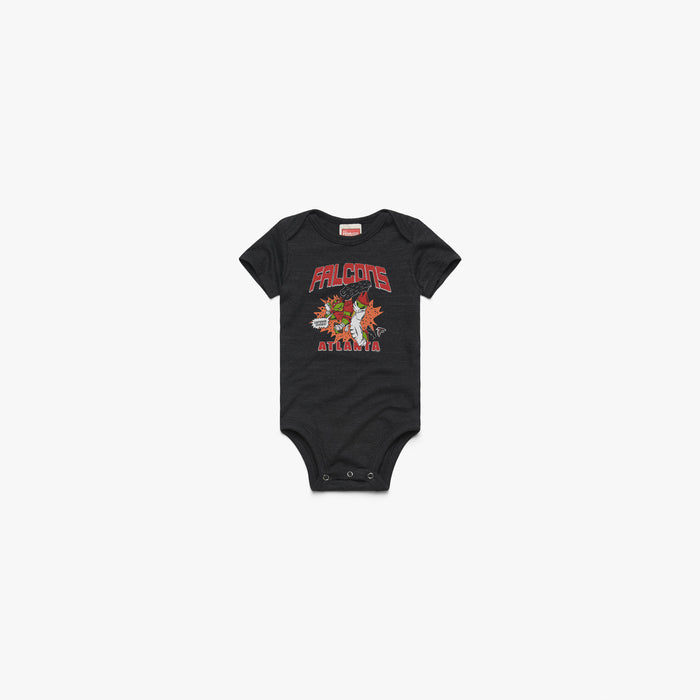 TMNT Raphael x Atlanta Falcons Baby One Piece