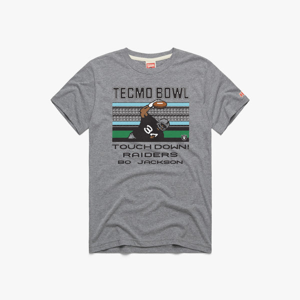 Tecmo Bowl Raiders Bo Jackson | Retro Las Vegas Raiders T-Shirt – HOMAGE