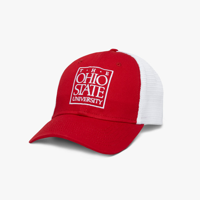 The Ohio State University Square Logo Trucker Hat