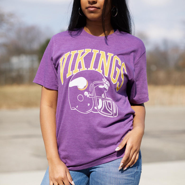 Unisex Homage Gold Minnesota Vikings NFL x Guy Fieri’s Flavortown Tri-Blend T-Shirt Size: Small