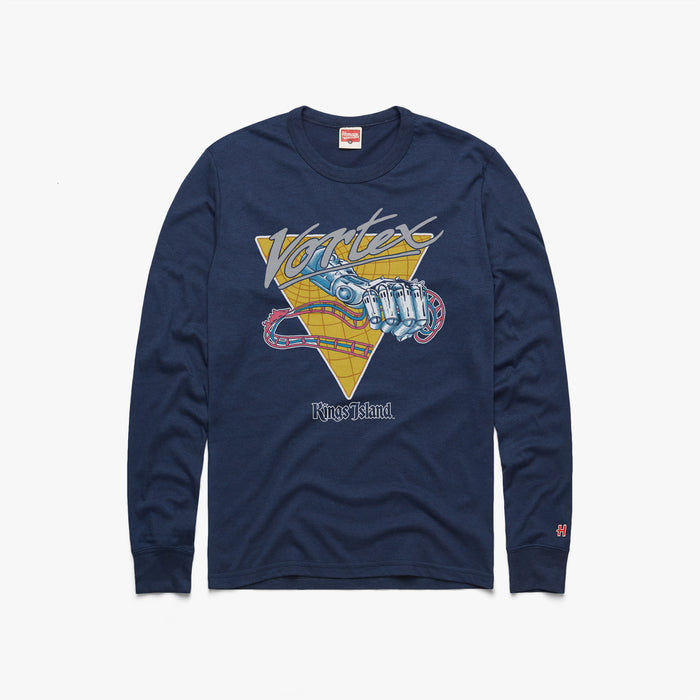 Vortex Kings Island Long Sleeve Tee